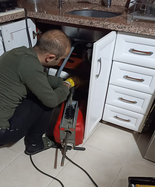 Robotla Tıkanıklık Açma - Asel Vidanjör - Su Tıkanık Kanalizasyon Logar Gider Açma